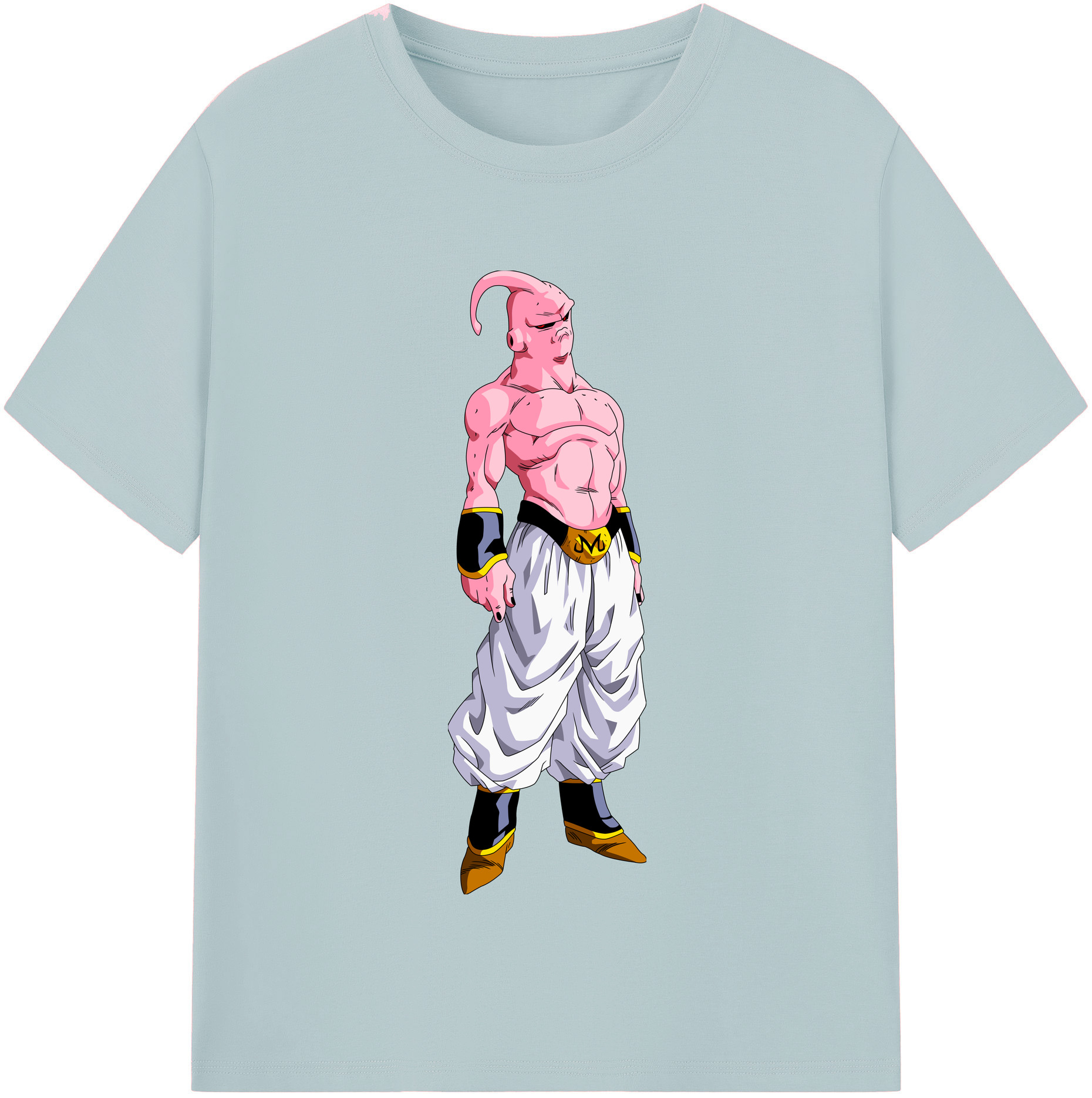 （画像用） ドラゴンボール 魔人ブウ DRAGON BALL Majin Buu 綿100％半袖Tシャツ（フロントプリント）